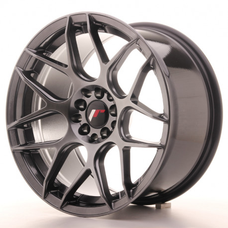 Aluminium wheels Platišče Japan Racing JR18 17x9 ET20 4x100/114 Hyper Black | race-shop.si
