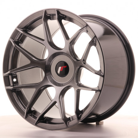 Aluminium wheels Platišče Japan Racing JR18 18x10,5 ET0-22 Blank Hyper Black | race-shop.si