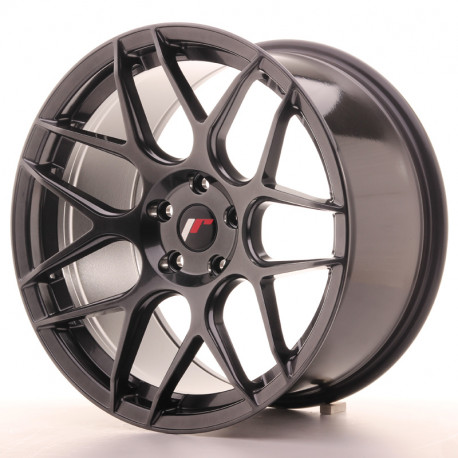 Aluminium wheels Platišče Japan Racing JR18 18x9,5 ET35 5x100/120 Hyper Black | race-shop.si