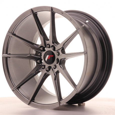 Aluminium wheels Platišče Japan Racing JR21 18x9,5 ET40 5x112/114 Hyper Black | race-shop.si