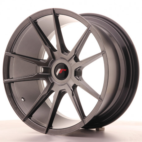 Aluminium wheels Platišče Japan Racing JR21 18x9,5 ET30-40 Blank Hyper Black | race-shop.si