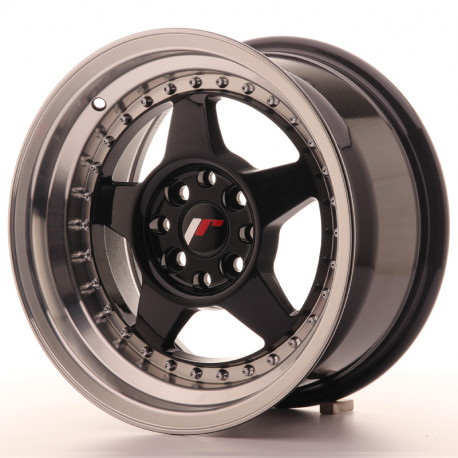 Aluminium wheels Platišče Japan Racing JR6 15x8 ET25 4x100/108 Glossy Black | race-shop.si