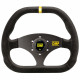 Volani 3-kraki volanski obroč OMP Kubic, 310mm, semiš, brez zamika, črna/rumena | race-shop.si