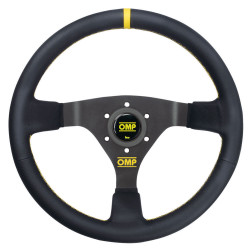 3 spokes steering wheel OMP WRC, 350mm Leather, 70mm