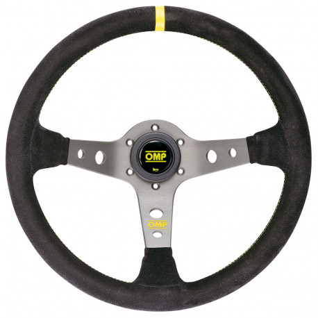 Promocije 3 spokes steering wheel OMP Corsica, 350mm suede, 95mm | race-shop.si