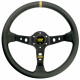 Promocije 3 spokes steering wheel OMP Corsica, 350mm Leather, 95mm | race-shop.si