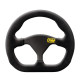 Volani 3 spokes steering wheel OMP Formula Quadro, 250x200mm Polyurethane, Flat | race-shop.si