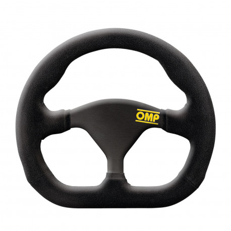 Volani 3 spokes steering wheel OMP Formula Quadro, 250x200mm Polyurethane, Flat | race-shop.si