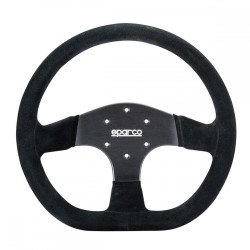 3-kraki volanski obroč Sparco R353, 330mm, semiš, 36mm zamik, črna/srebrna