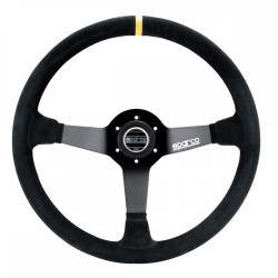 3 spokes steering wheel Sparco R368, 380mm suede, 65mm