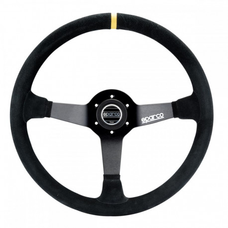 Volani 3 spokes steering wheel Sparco R368, 380mm suede, 65mm | race-shop.si
