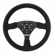 Volani 3-kraki volanski obroč Sparco R323, 330mm, semiš, 39mm zamik, črna | race-shop.si