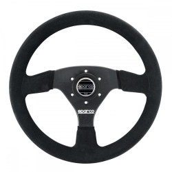 3 spokes steering wheel Sparco R323, 330mm suede, 39mm