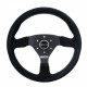 Volani 3-kraki volanski obroč Sparco R383, 330mm, semiš, 39mm zamik, črna | race-shop.si