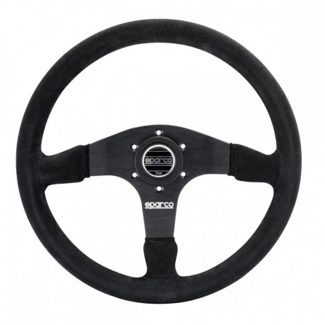 Volani 3-kraki volanski obroč Sparco R375, 350mm, semiš, 36mm zamik, črna | race-shop.si