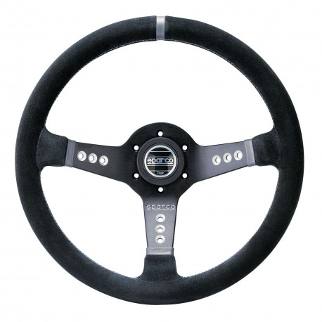 Volani 3 spokes steering wheel Sparco L777, 350mm suede, 63mm | race-shop.si