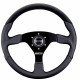 Volani 3-kraki volanski obroč Sparco L505, 350mm, semiš, brez zamika, črna | race-shop.si
