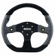 Volani 3 spokes steering wheel Sparco L999, TUV 330mm alcantara, Flat | race-shop.si