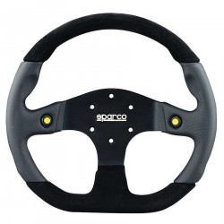3-kraki volanski obroč Sparco L999, 330mm, alcantara, brez zamika, črna/rumena/siva
