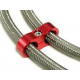 Krčilni tulci, objemke in kabelska držala Aluminium line clamp, različni premeri | race-shop.si