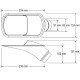 Odprtine za zrak Universal duct intake 51/63mm (transparent) | race-shop.si