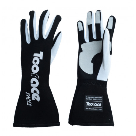 Rokavice RACES TRST2 gloves with FIA approval (inside stitching) black | race-shop.si