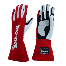 RACES TRST2 gloves with FIA approval (inside stitching) RED