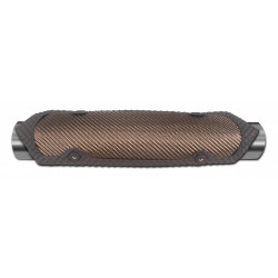 Heat shield for exhaust Thermotec CARBON, 9,5x14,5cm