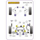 Poliuretanski silent bloki Powerflex Rear Subframe Rear Bush BMW E46 3 Series M3 | race-shop.si
