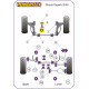 Poliuretanski silent bloki Powerflex Lower Engine Mount Insert (Large) Skoda Superb (2009-2011) | race-shop.si
