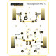 Poliuretanski silent bloki Powerflex Rear Lower Spring Mount Inner Volkswagen Golf MK5 1K | race-shop.si