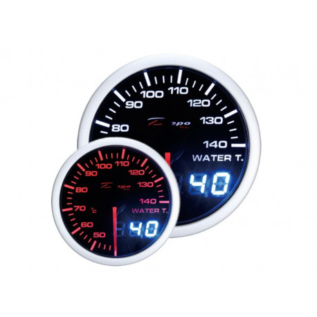 Merilniki DEPO Dual view serija 52 mm DEPO racing števec za temperaturo vode - Serija z dvojnim pogledom | race-shop.si