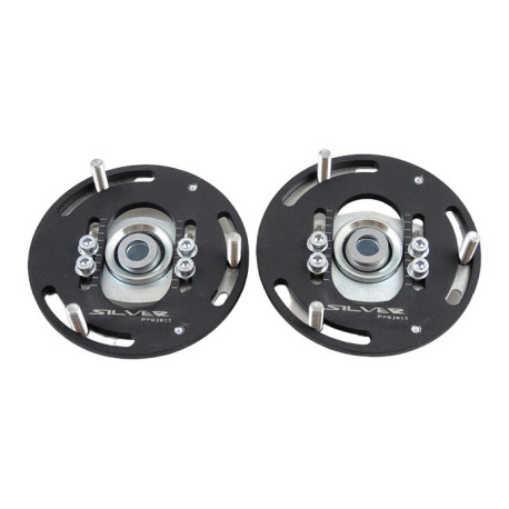 Plošče za razgibavanje SILVER PROJECT Camber Plates E30 3D BMW for coilovers | race-shop.si