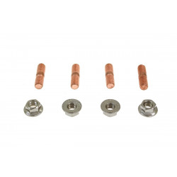 Copper studs and nuts - set