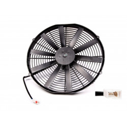 Universal electric fan SPAL 385mm - suction, 12V