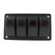 Gumbi in stikala za zagon Universal rocker switch panel with LED | race-shop.si