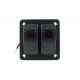 Gumbi in stikala za zagon Universal rocker switch panel with LED | race-shop.si