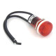 Opozorilne luči LED kontrolna lučka, 12V, rdeča 14mm | race-shop.si