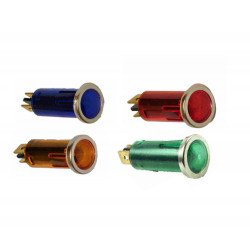 LED kontrolna lučka, 12V 12mm