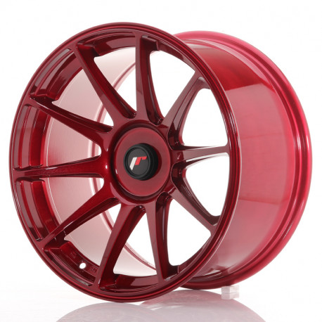 Aluminium wheels Platišče Japan Racing JR11 18x9,5 ET20-30 Blank Platinum Red | race-shop.si