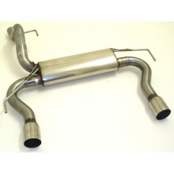 70mm Sport duplex exhaust (stainless steel) - ECE approval (861137TND-X)