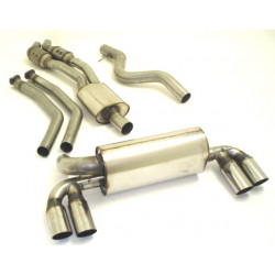 2x 63.5mm Duplex exhaust system with 200CPSI kat. BMW 1er M-Coupe E82 (881350AD-X)