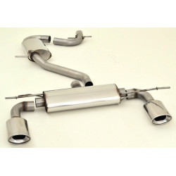 70mm Duplex Exhaust VW Golf VI - ECE approval (881445TD-X)