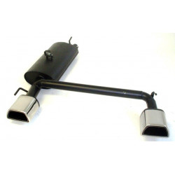 Duplex Sport exhaust silencer Opel Astra F - ECE approval (921146AD-X)