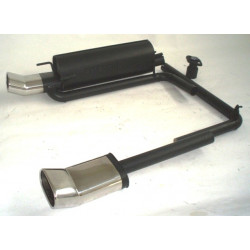 Duplex Sport exhaust silencer Opel Astra G - ECE approval (921152D-x)