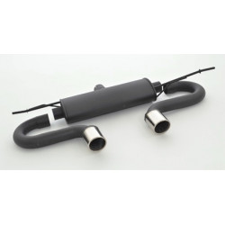 Duplex Sport exhaust silencer VW Golf VI - ECE approval (921445TRLD-X)