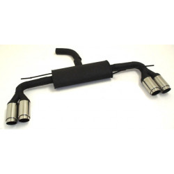 Duplex Sport exhaust silencer VW Beetle 5C - ECE approval (921448TD-X)