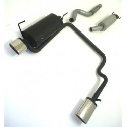 Gr.A Duplex Exhaust Opel Astra F - ECE approval (961145D-X)