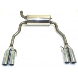 Duplex Sport exhaust silencer Chevrolet Cruze hatchback - ECE approval (970907D-X)