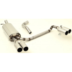 Duplex Sport exhaust silencer Audi A4 B5 FWD - ECE approval (971009BD-x)